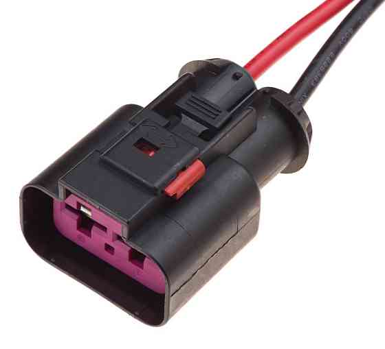 Разьем коннектор с проводом, 2-кон., Вентилятор Охлаждения,  13943438, 13576531, 33500397,  Buick, Cadillac, Chevrolet, Daewoo, Киев