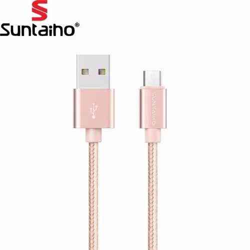Type-C кабель Suntaiho 1м Rose gold Киев