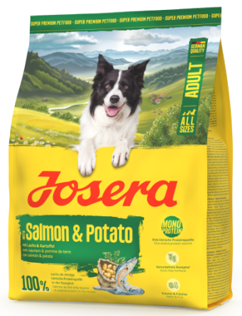 Сухий корм Josera Salmon & Potato Adult All Sizes (Lachs&Kartoffel) без зернових з  лососем та картоплею, 900 г Вінниця
