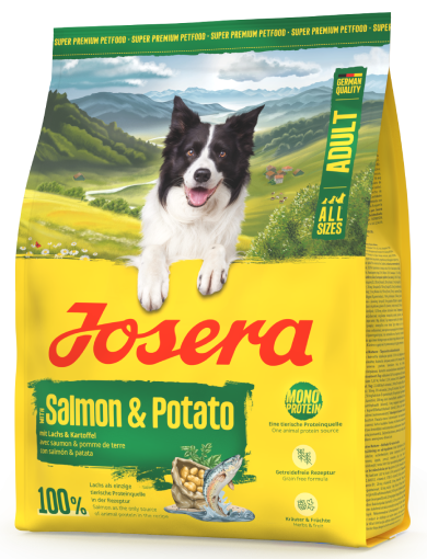 Сухий корм Josera Salmon & Potato Adult All Sizes (Lachs&Kartoffel) без зернових з  лососем та картоплею, 900 г Вінниця - фото 2