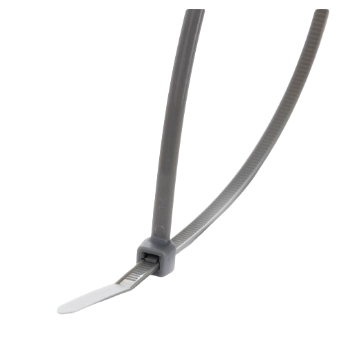 Хомут пластиковий 4,0*300мм для авто сірий 100шт/уп APRO Житомир