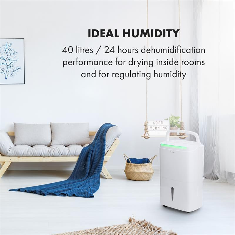 Осушитель DryFy Connect 40 WiFi компрессионный 40л/д 35-45м² белый 40л/24ч (Германия, читать описание) Ровно - изображение 2