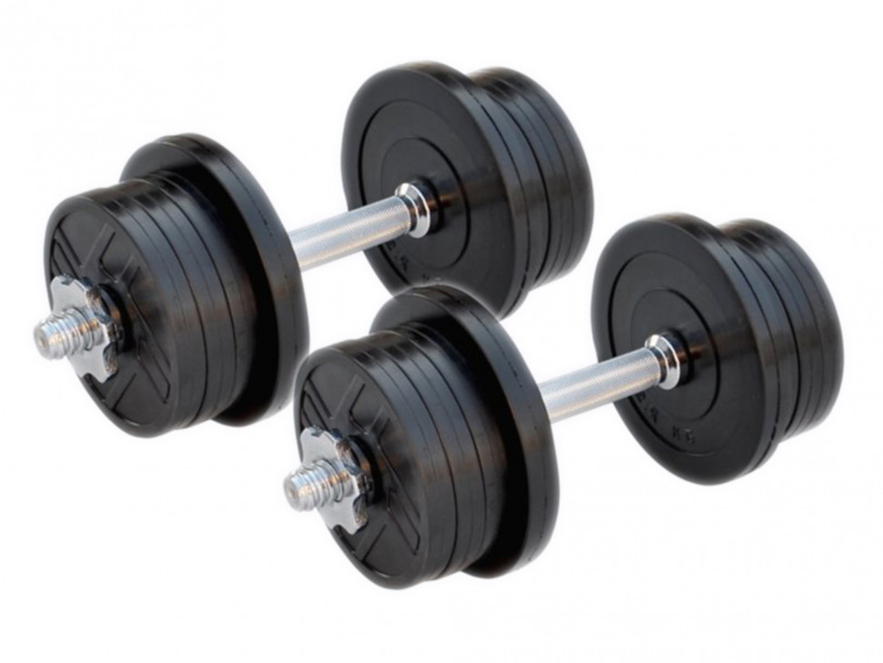 Гантелі обгумовані набірні 2 по 13 кг Гантелі, гирі, штанги та диски металеві Київ - фото 1