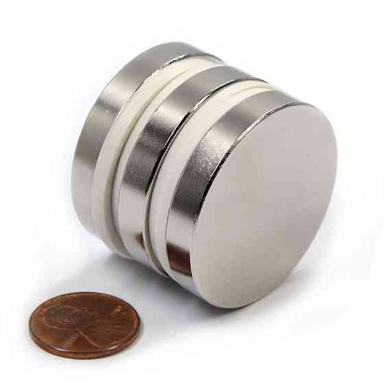 Сильный дисковый неодимовый магнит 30х3 мм Киев