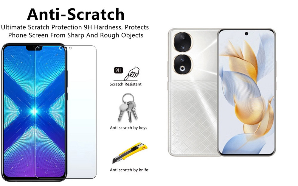 Захисне скло NeoGlass для Honor 90 – надпрозоре та стійке Київ - фото 1