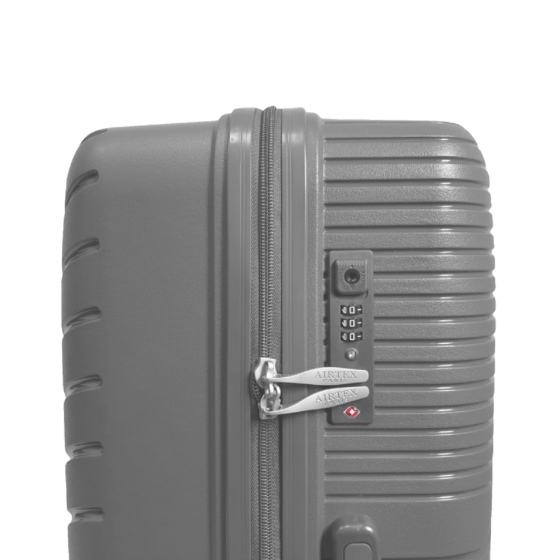 Валіза пластикова AIRTEX 281 велика сіра Київ