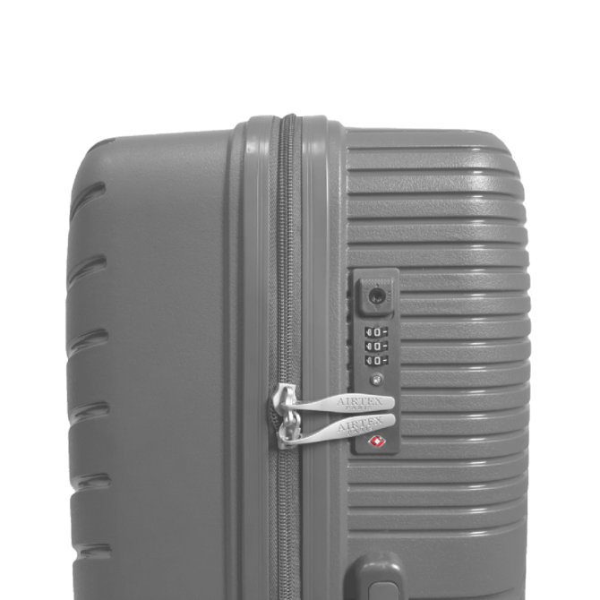 Валіза пластикова AIRTEX 281 велика сіра Київ - фото 6