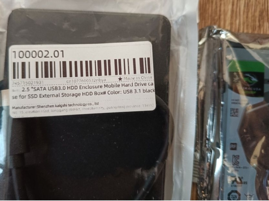 Внешний жёсткий диск Hdd 2.5 Seagate Barracuda 1Tb. Киев - изображение 1