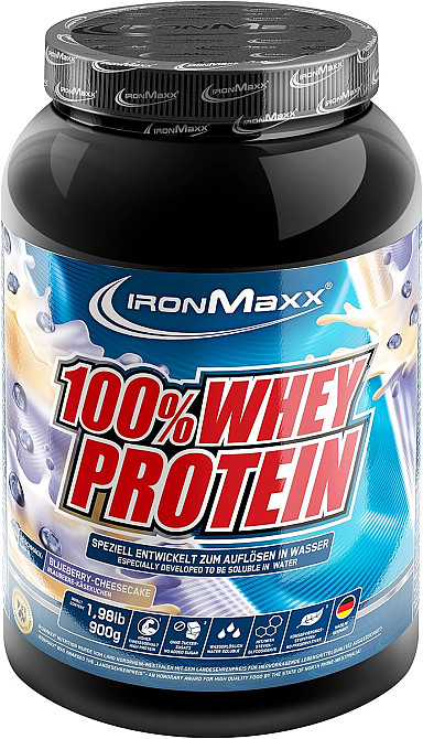 100 % Whey Protein 900g (Blueberry Cheescake) Луцк - изображение 1