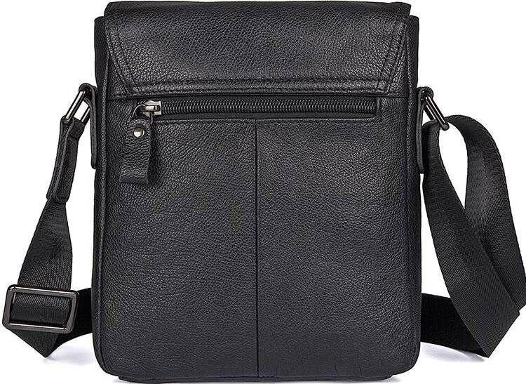 Сумка з натуральної шкіри Чорна (Vintage) Київ - фото 6