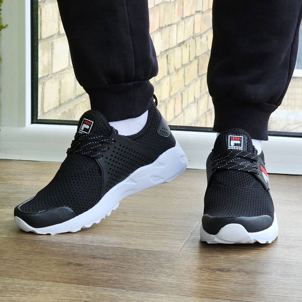 Кроссовки FILA Черные Мужские Фила Сеточка Летние (размеры: 41,42,43,44,45) Видео Обзор Днепр - изображение 5