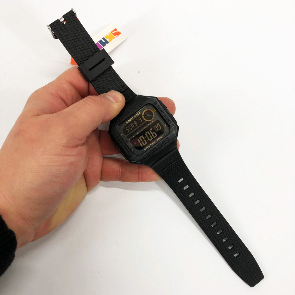 Годинники військові з офіційною гарантією SKMEI 2022GDBK, Чоловічі круглі спортивні годинники LY-60 Івано-Франківськ - фото 3