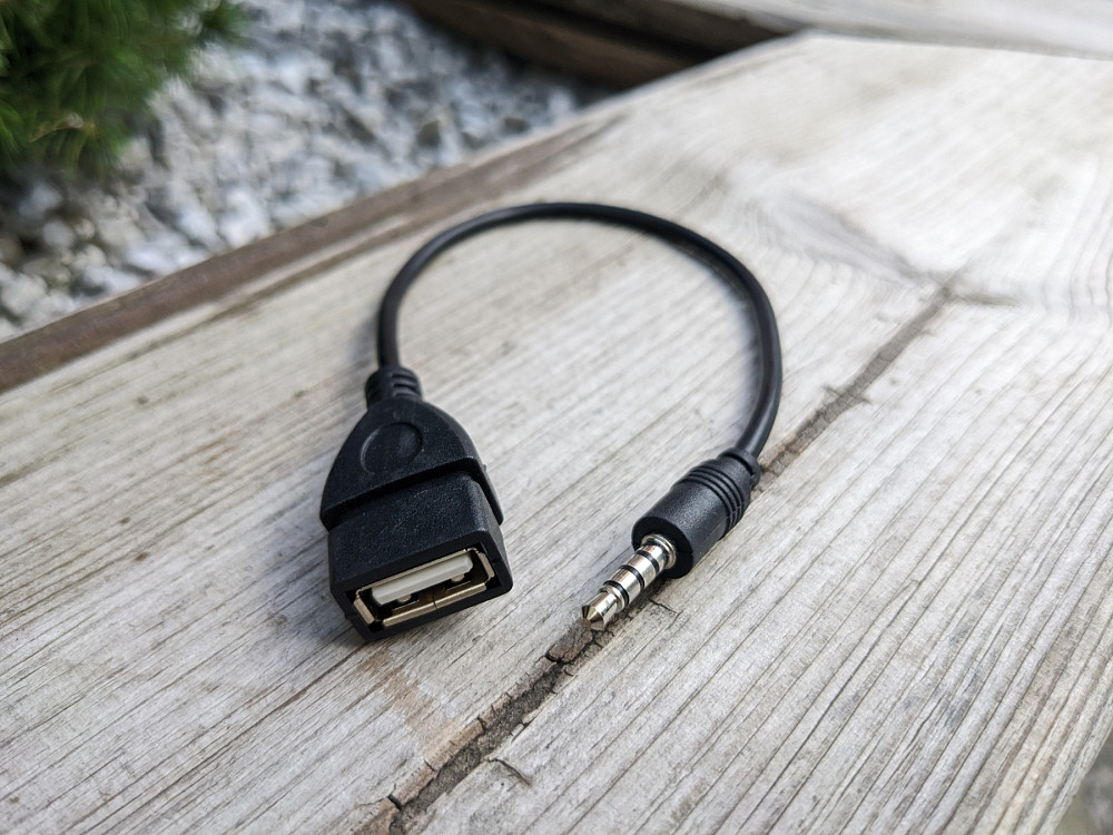 Перехідник USB 2.0 - Jack 3.5 Stereo мама - тато Луцьк - фото 1