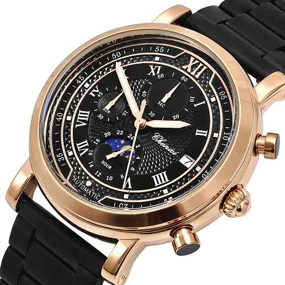Годинник чоловічий наручний Chenxi Patek Steel Black (2 ремінці) Вінниця