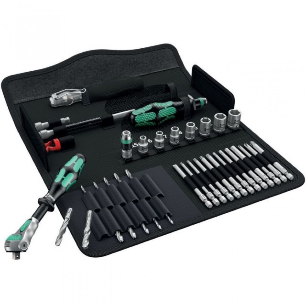 Набор торцевых головок с трещоткой, удлинителем 1/4