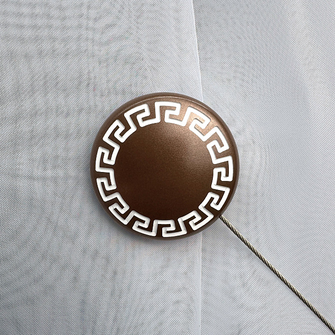 Магниты для штор и гардин Афина 2 шт Коричневый (81-272) Киев - изображение 2