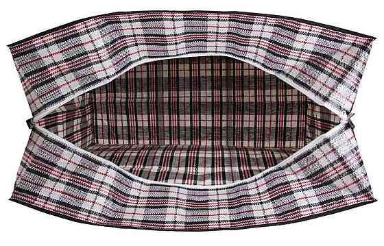 Сумка хозяйственная Клетка №7 59х77 черная S010707 Киев