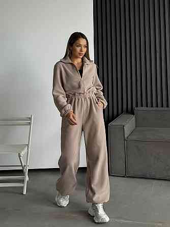 Жіночий теплий повсякденний комбінезон двосторонній полар фліс Одеса