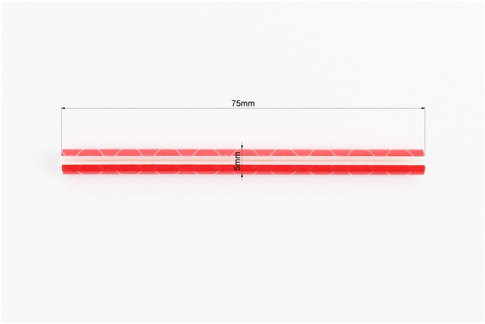 Світловідбивачі на спиці 5х75мм, 12шт к-кт, червоні JY-1201 Киев - изображение 2