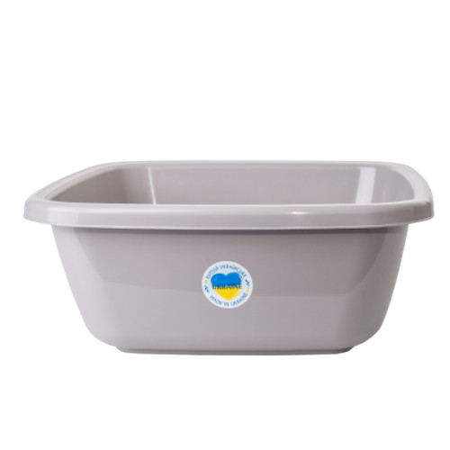 Таз 6 л квадратний пластик какао Алеана Житомир - фото 1