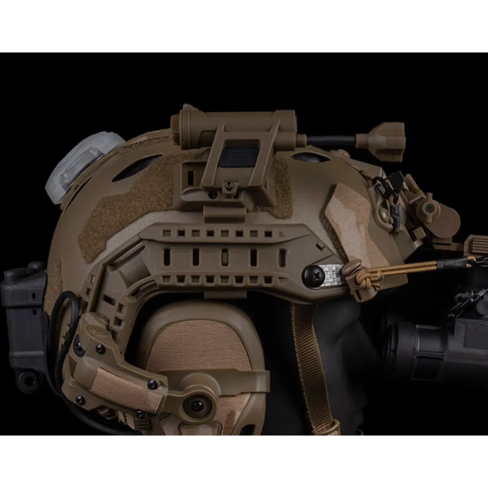 Ліхтар тактичний MPLS Charge 4.0 big size з кріпленням на шолом Койот Київ - фото 6