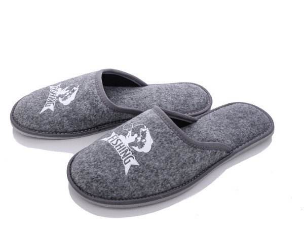 Капці чоловічі сірі Рибак 45 Одеса - фото 1