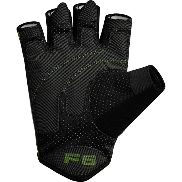 Рукавички для фітнесу RDX F6 Sumblimation Black/Green S Каменское - изображение 3