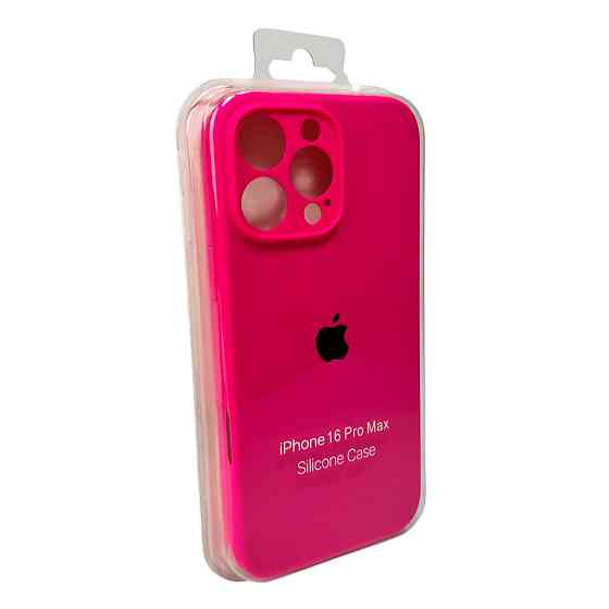 Чохол для смартфона Silicone Full Case AA Camera Protect for Apple iPhone 16 Pro 23,Shiny Pink Київ
