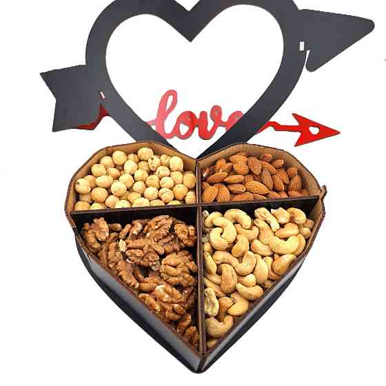 Подарочный набор орехов для мужчины, любимого парня на 14 февраля (День Влюбленных), Новый Год, День Рождения. Одесса