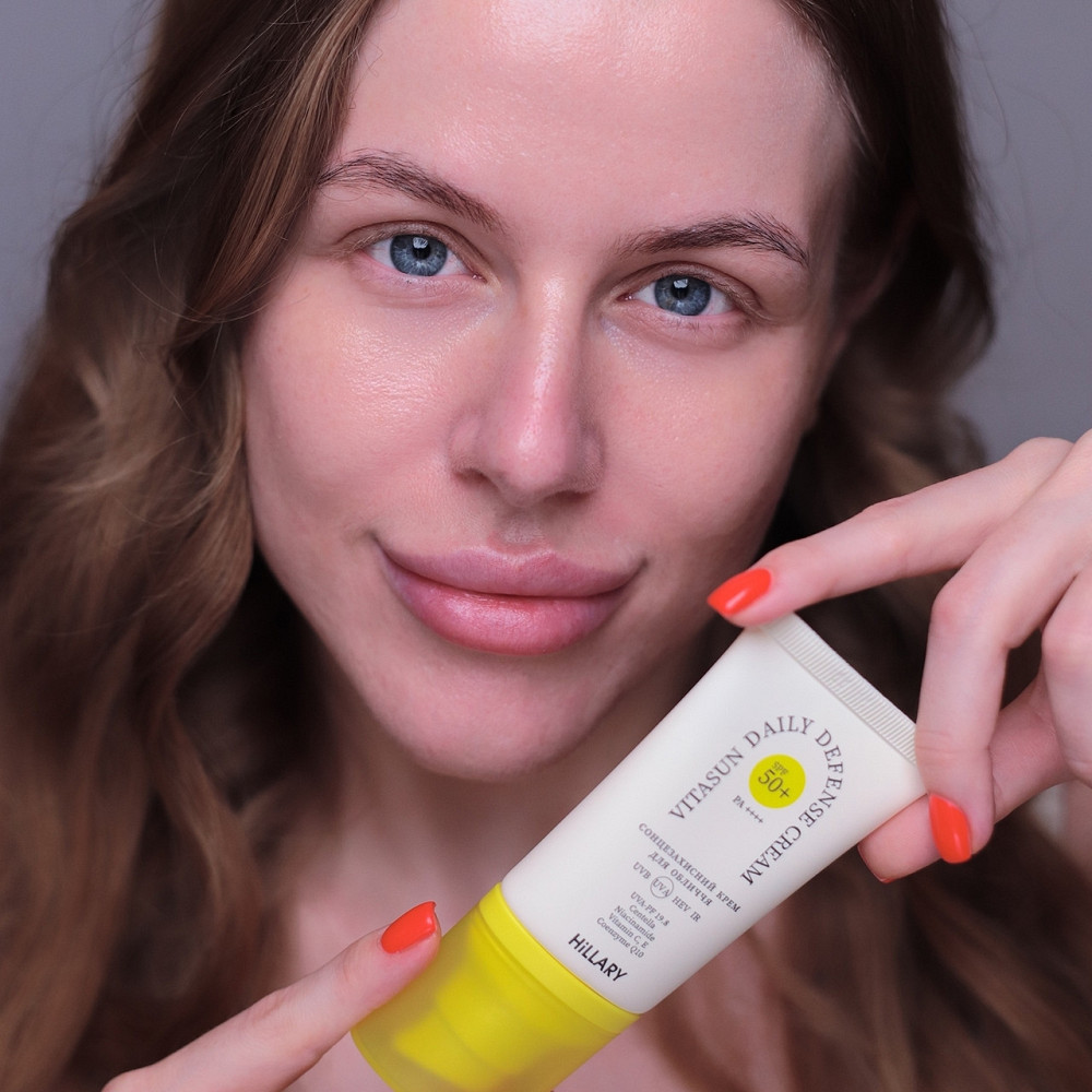Солнцезащитный крем для лица SPF 50 + Набор для ухода за кожей лица жирного типа Киев - изображение 12