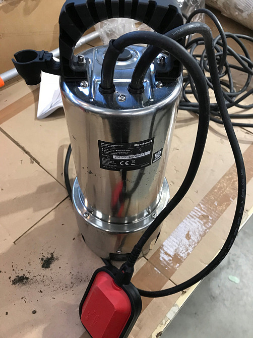 Погружной дренажный насос для грязной воды Einhell GC-DP 9035 N: 900 Вт, 18000 л/ч, высота 9м для ям Киев - изображение 2