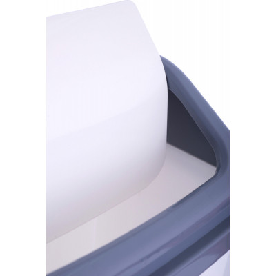 Контейнер для сміття Violet House 0099 White-Grey 20 л (0099 WHITE -GREY с/кр.20 л) Вінниця - фото 3