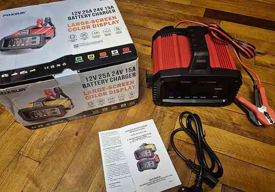 Зарядний пристрій  Foxsur FPT-250 ( 25A/12V/24V/6-400Ah) LiFePo4 AGM Харків