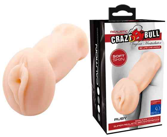 Мастурбатор-вагина Crazy Bull - Ruby Soft Skin, BM-009133 Sex Aura Киев