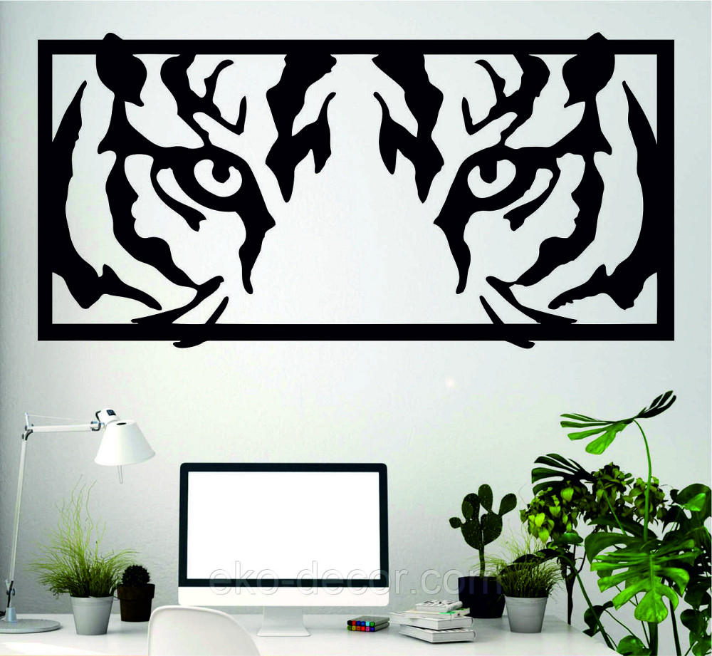 Декоративное настенное Панно «Тигр», Декор на стену Киев - изображение 4