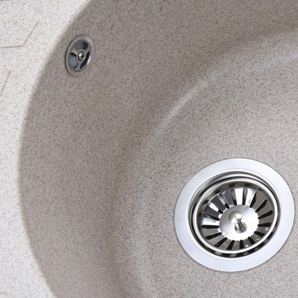 Гранитная мойка Globus Lux ARNO миндаль 620х500мм-А0008 Киев - изображение 3