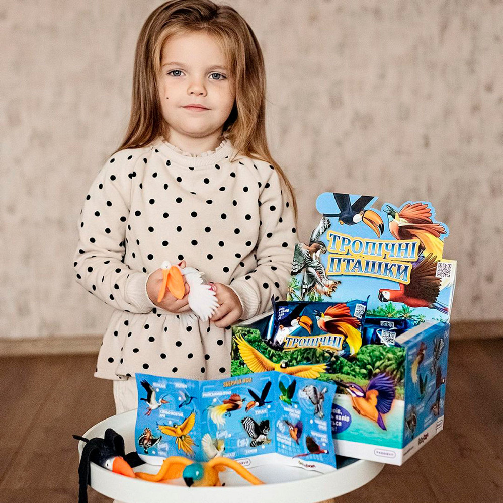 Стретч-іграшка у вигляді тварини – Тропічні пташки Дніпро - фото 11