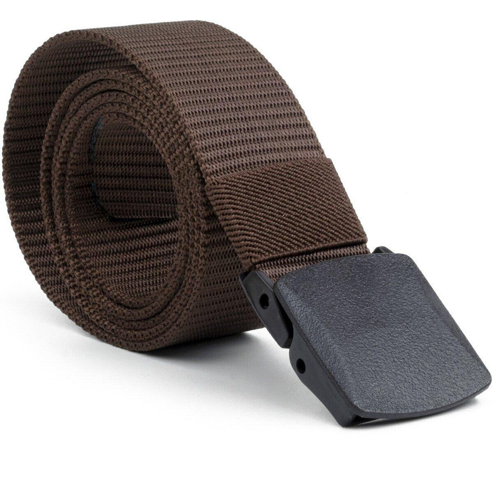 Тканинний чоловічий ремінь Vintage 20229 Коричневий Київ - фото 10