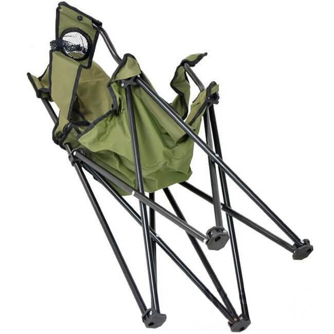 Туристическое Кресло до 120 кг с подстаканником и чехлом Mil-Tec от Sturm (14445001) Olive Нововолынск - изображение 6