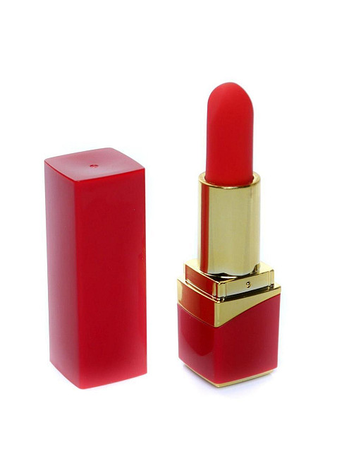 Міні-вібратор - Rechargeable Lipstick Vibrator Red Sex Aura Київ - фото 2