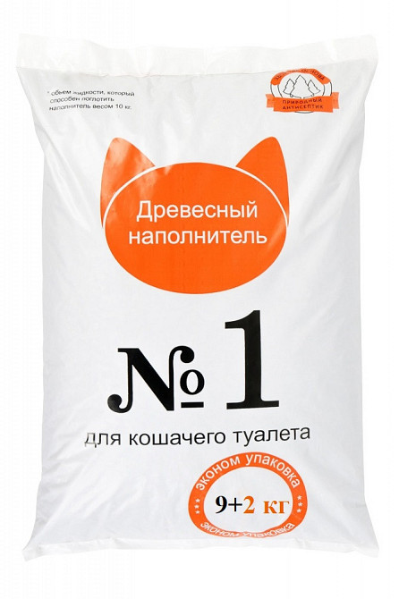Деревний наповнювач No1 9+2 кг Вінниця - фото 1