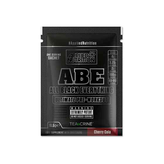 Передтренувальний комплекс Applied Nutrition ABE All Black Everything 10,5 g (Candy ice Blast) Луцьк