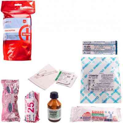 Автомобільна аптечка Poputchik згідно ТУ білий Дой-Пак 140х240 (02-001-ДП) Вінниця