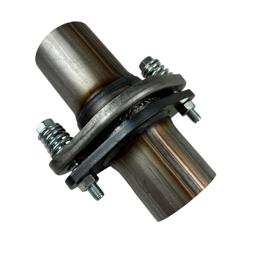 Фланець збору d63,5 мм демферний (фланці, прокладка, кріплення) нержавіюча сталь 409L AGK в Мукачево - фото 1