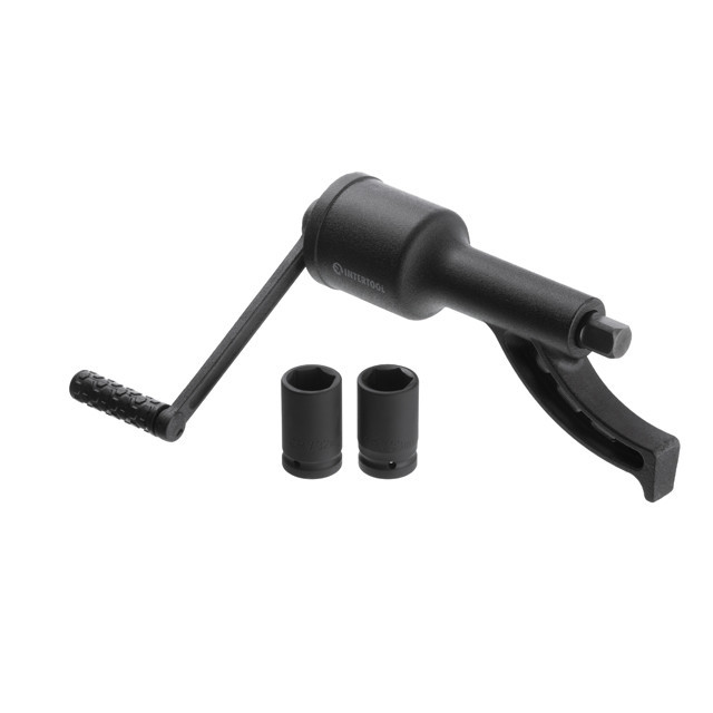 Ключ балонний роторний для вантажних авто, 340 мм, передавальне відношення 1:78, макс. крутний момент 7000 Nm, головки 32, 33 мм, Київ - фото 4