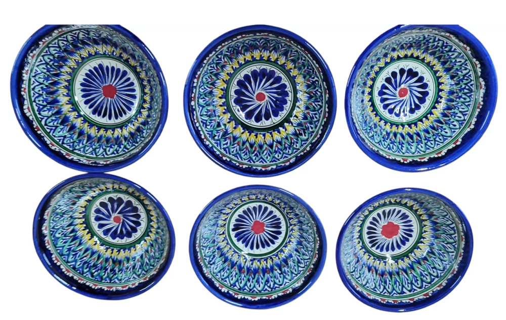 Сервиз узбекский ручной работы 20 предметов (Синий) Винница - изображение 4