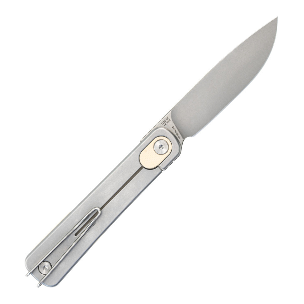 Ніж складаний туристичний SRM Palfrey 135L-GT (8.3 см) 14C28N / G10 білий Київ - фото 2