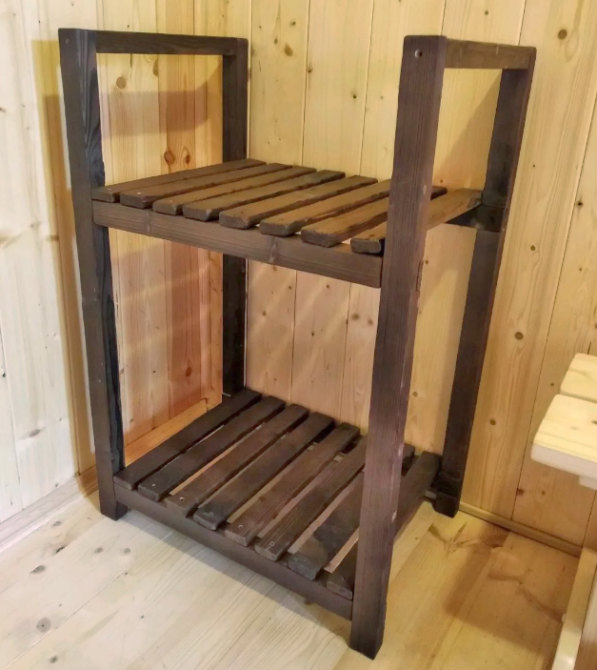 Дровниця для лазні "Квета" капучино Миколаїв - фото 2