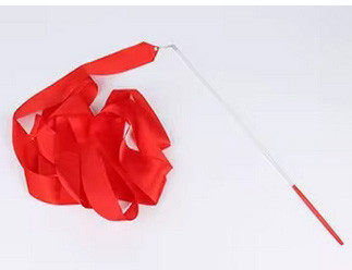 Гімнастична стрічка червона 2 м Київ - фото 1