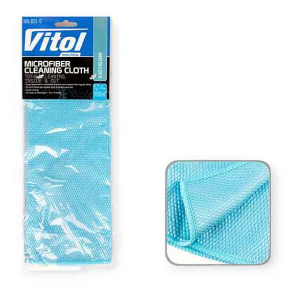 Серветка для скла (35х35) блакитна універсальна Мукачево